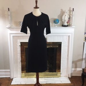 PENTA black stretch ponte dress